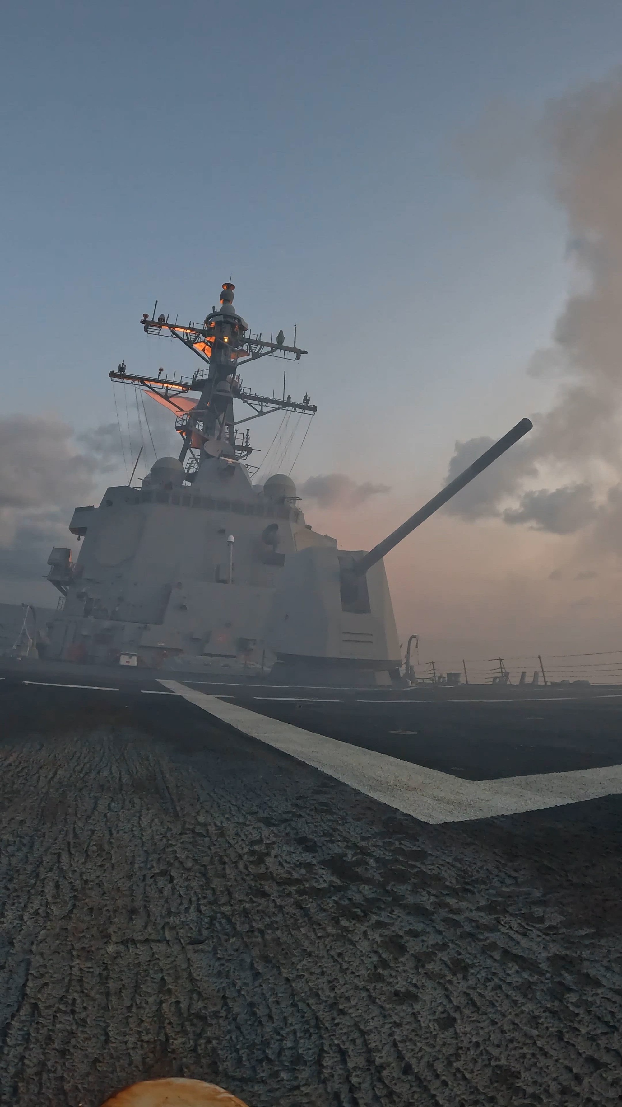 USS Bainbridge (DDG-96) fires Tomahawk Land Attack Missiles in support of Operation Epic Fury, Mar. 3, 2026.