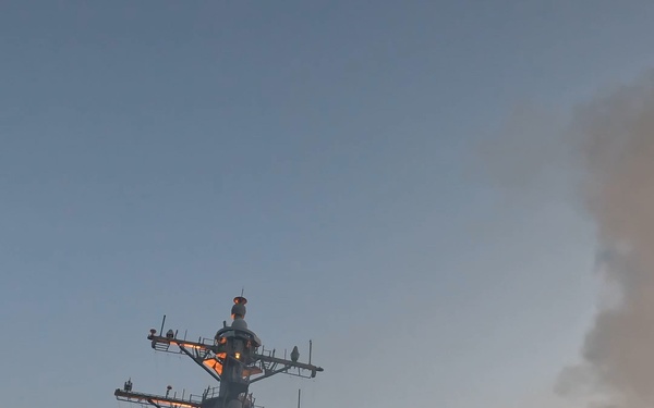 USS Bainbridge (DDG-96) supports Operation Epic Fury