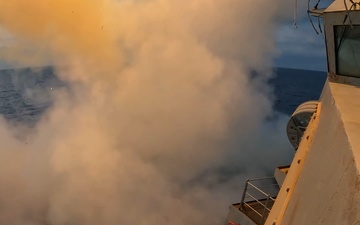 USS Bainbridge (DDG-96) supports Operation Epic Fury