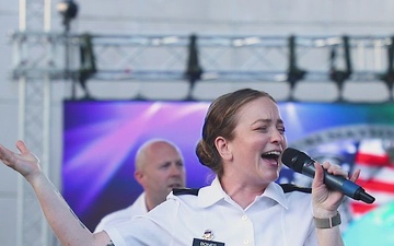 135th Army Band Performs at Omar Park in Panama City, Panama