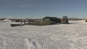 US Marines conduct vehicle maintenance during ARCTIC EDGE 2026