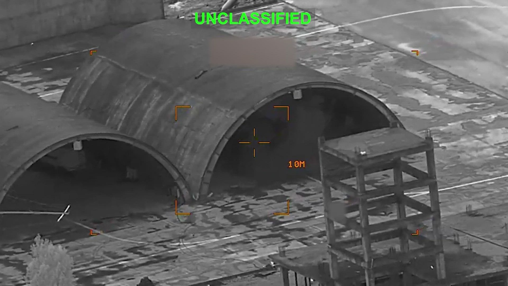 U.S. forces conduct precision strikes in Iran, targeting the Iranian regime's command and control facilities, air defense capabilities, missile and drone launch sites, and military airfields. (U.S. Central Command Video)