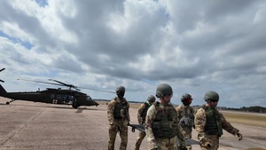 146 AES flying in multiple aircrafts for Medevac exercise