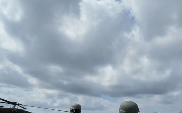 146 AES flying in multiple aircrafts for Medevac exercise