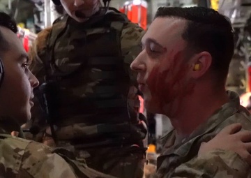 146 AES conductsaeromedical evacuation exercise with 139 AW C-130 Hercules, Missouri ANG