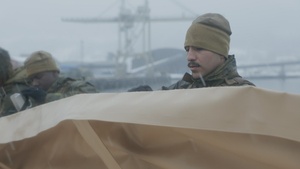 CORE26 | U.S. Marine Reserve Engineers Conducting Arctic Fuel Operations B-Roll