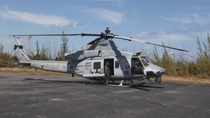 U.S. Marines with HMLA-269 conduct a familiarization flight during MAG-29 DAO Exercise
