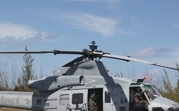 U.S. Marines with HMLA-269 conduct a familiarization flight during MAG-29 DAO Exercise