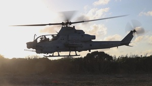 U.S. Marines with HMLA-269 conduct a familiarization flight during MAG-29 DAO Exercise