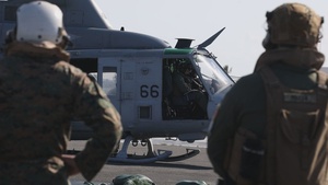 U.S. Marines with HMLA- 269 conduct a flight operation during MAG-29 DAO Exercise