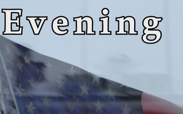 Marine Barracks Washington celebrates Evening Colors during snowfall