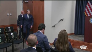 Hegseth, Centcom Commander Brief Press