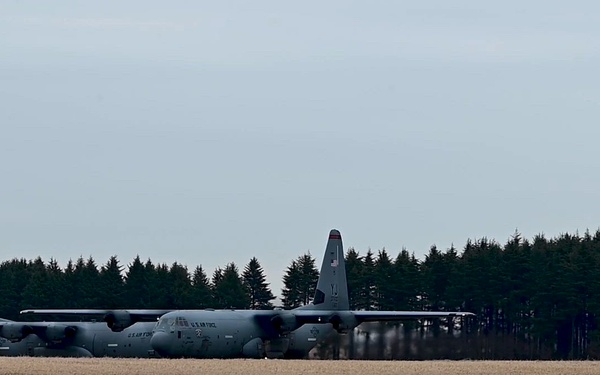Aircraft take off for Airborne 26