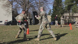 18th Military Police Brigade OC Spray training