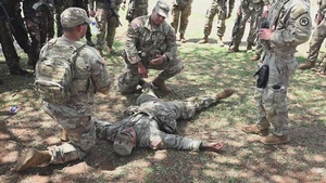 B-roll: US, Kenya military members share tactical combat casualty care skills during Justified Accord 2026