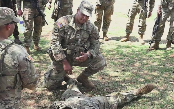 B-roll: US, Kenya military members share tactical combat casualty care skills during Justified Accord 2026