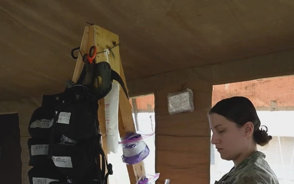 B-roll: US medical professionals refine skills at Justified Accord 2026