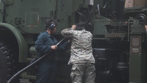 B-ROLL: Task Force Ashland Marines, Sailors Refuel Vehicles to Maintain Readiness Underway