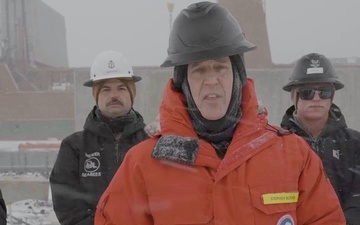 Adm. Steve Koehler, commander, U.S. Pacific Fleet, visits McMurdo Station in Antarctica