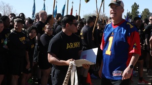 Grip and grit: Iron Soldiers clash during tug of war