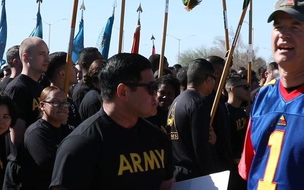 Grip and grit: Iron Soldiers clash during tug of war