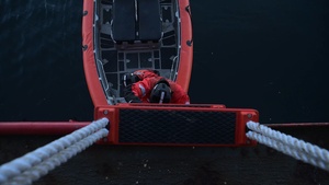 USCGC Polar Star (WAGB 10) conducts small boat training during Operation Deep Freeze 2026