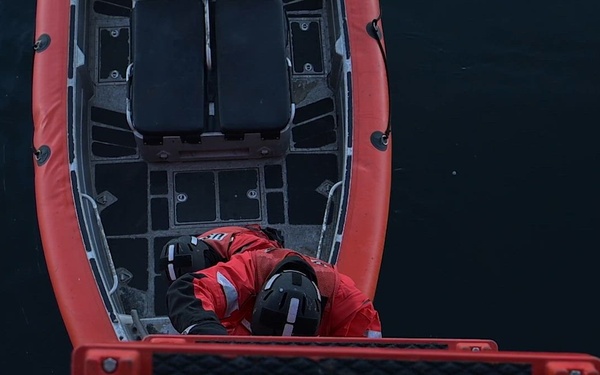 USCGC Polar Star (WAGB 10) conducts small boat training during Operation Deep Freeze 2026