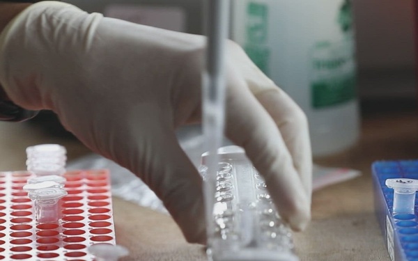 Broll: Walter Reed microbiologist demonstrates rapid field-testing technology during Justified Accord 2026