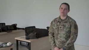 Interview: US Army Capt. Sarah Bohac discusses enhanced canine combat care skills during Justified Accord 2026