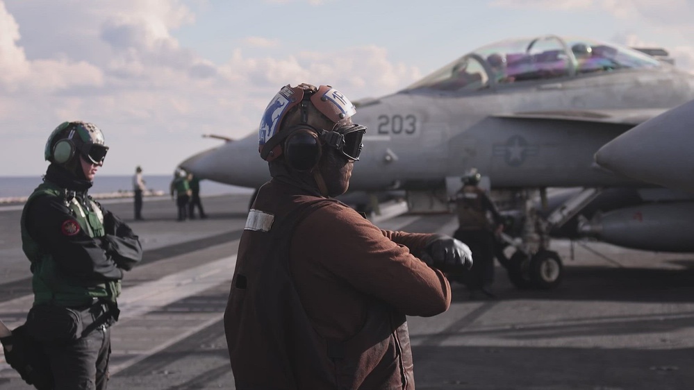 DVIDS - Video - USS Gerald R. Ford supports Operation Epic Fury