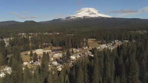 Aerial View of Mount Shasta