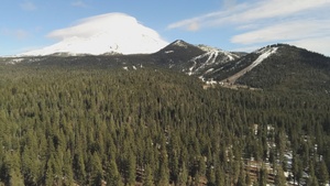 Aerial View of Mount Shasta from the Nordic Center