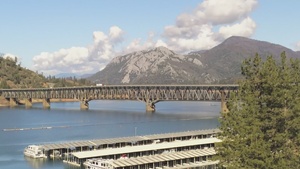 Aerial View of Pit River Bridge