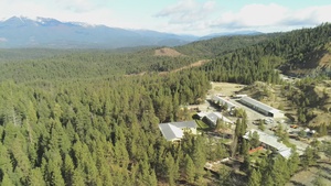 Aerial View of Trinity Helibase