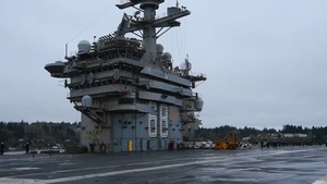 Nimitz Departs Bremerton