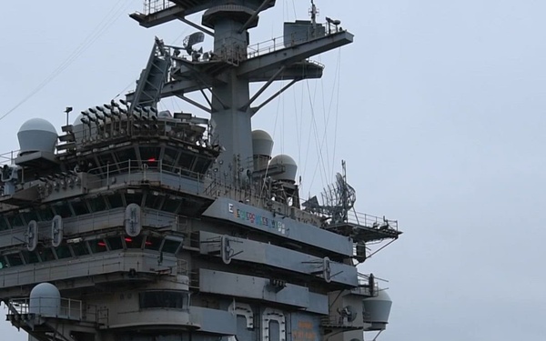 Nimitz Departs Bremerton