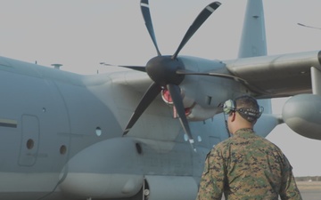 CORE26 | U.S. Marines with VMGR-252 and MWSS-273 perform maintenance and refueling operations
