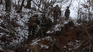 U.S. Marines with 12th LCT Establish a Support by Fire Position During CALFEX