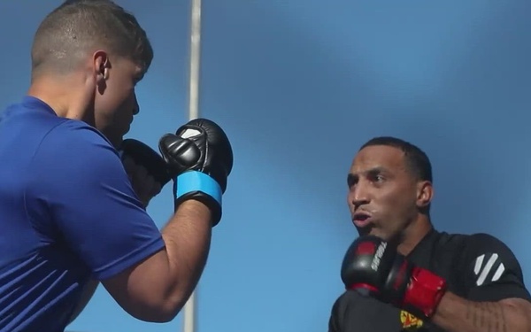 Dogface Soldiers build strength through combatives