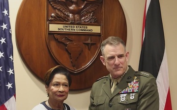 Trinidad and Tobago's Prime Minister visits SOUTHCOM