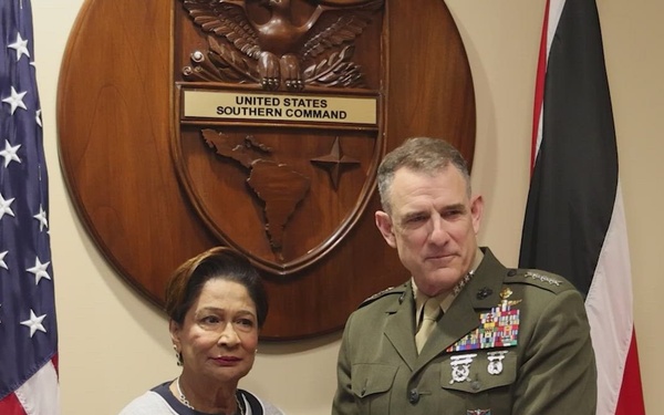 Trinidad and Tobago's Prime Minister visits SOUTHCOM