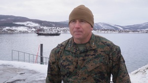 CORE26 | U.S. Marine Maj. Gen. Farrell Sullivan Discusses the Purpose of Exercise Cold Response 26