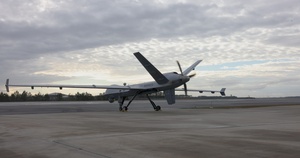 VMUT-2's MQ-9A makes inaugural landing at Marine Corps Air Station New River
