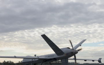 VMUT-2's MQ-9A makes inaugural landing at Marine Corps Air Station New River