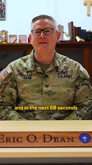 60-Second Sustainment Lesson: Religious Sustainment