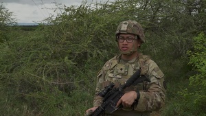 Interview: US Army Spc. Iverson Som discusses US, Kenya live-fire training during Justified Accord 2026