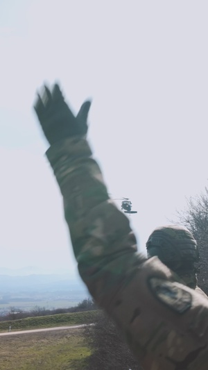 Tennessee Army National Guard Conducts Multinational Medevac and Hoist Training with Allied Forces During KFOR 36