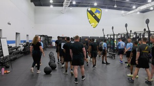 The First Team hosts Secretary of the Army for H2F PT