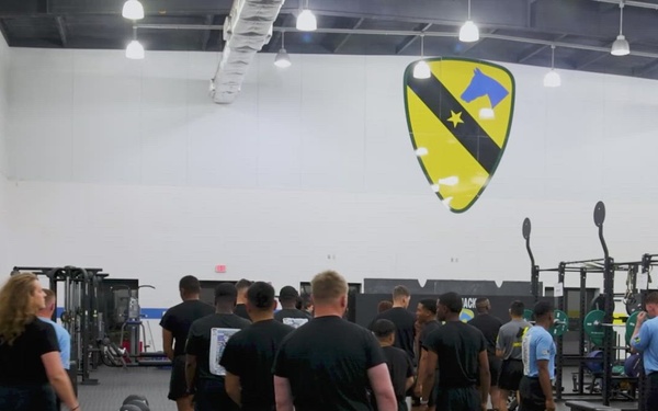 The First Team hosts Secretary of the Army for H2F PT