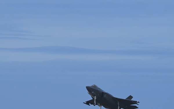 493rd FS, Finnish and Norwegian aircraft take off in participation of Cold Response 26